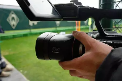 SKY 3D mit Tim Wiese -- Erfahrungen mit der Panasonic HDC Z10000 : pic3