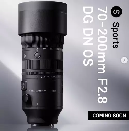 Mehr Infos von Sigma zum kommenden 70-200mm F2.8 DG DN OS Sports Zoom