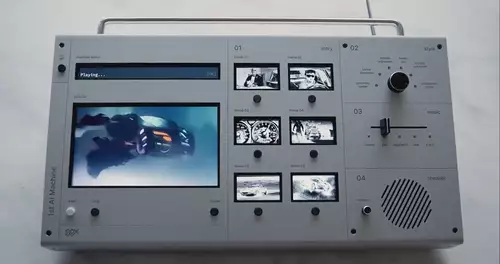 The 1stAI Machine is the first physical control panel for AI video editing