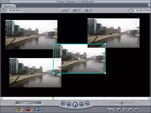 Splitscreen in Final Cut Pro 7 erstellen