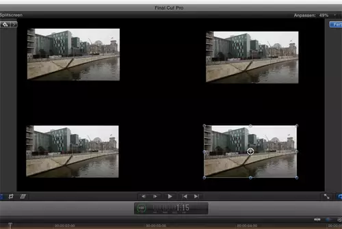 Final Cut Pro X Splitscreen