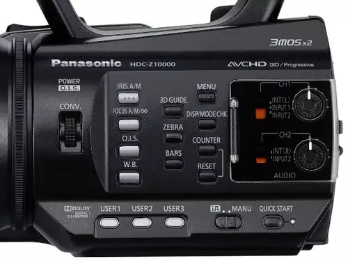 Viele externe Kontrollmöglichkeiten an der Z10000