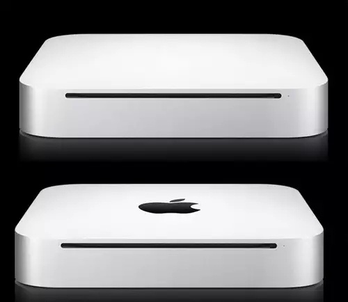 Der alte Mac Mini mit und ohne Logo...