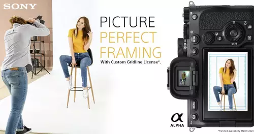 Sonys Picture Perfect Framing erlaubt 4 individuelle Overlays - für 150 Dollar!  