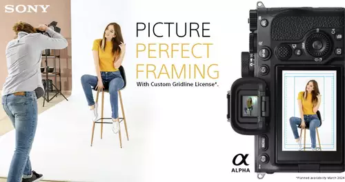 Sonys Picture Perfect Framing erlaubt 4 individuelle Overlays - fr 150 Dollar!  