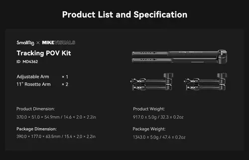 SmallRig und Mikevisuals stellen Tracking POV-Kit für 119,- Dollar vor