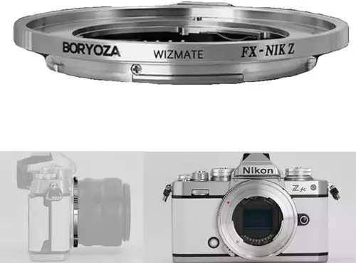 Fuji X-Mount Objektive an Nikon Z-Mount (inkl. AF) nutzen: Boryoza FX-Z AF Lens Adapter