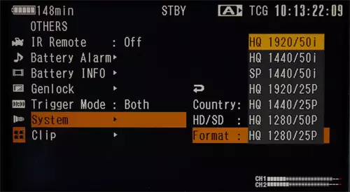 Sony PMW-F3 - digitaler S35 Kinoeinstieg : SonyF3MenuSystem28