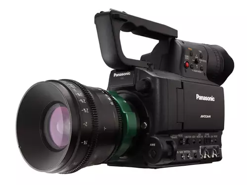 Panasonic AG-AF101 mit Cine-Optik via PL-Mount.