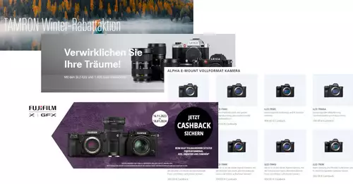 Zum Jahresende: Cashback und Rabatte auf Kameras und Objektive (Leica, Fujifilm, Sony, Canon ua.)