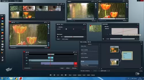 Die Oberfläche von Lightworks lässt sich weitgehend frei anpassen.
