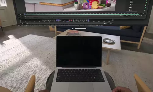 Kommt DaVinci Resolve auf Apple Vision Pro? Laut diesem Apple Tutorial Video: Ja.