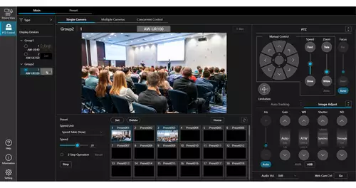 The Panasonic Media Production Suite comes with an optional AI keyer