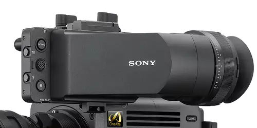 Venice für Solo-Shooter Sony Burano in der Praxis: Einzigartige 8K Raw Cine/Doku Kamera mit AF, Vario-ND und IBIS : Sony Viewfinder 1
