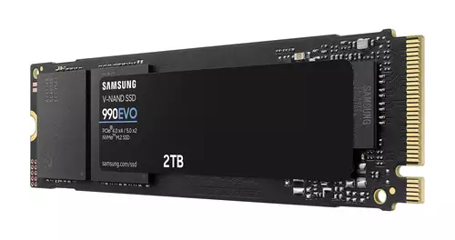 Die Samsung 990 Evo nutzt PCIe 5.0 x2 oder PCIe 4.0 x4 