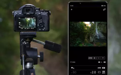 The Creators App allows remote control and configuration of supported Sony cameras 