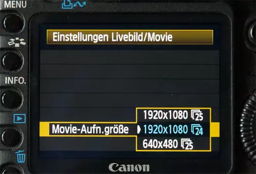 24 und 25 Bilder pro Sekunde jetzt bei Canon 5D MKII möglich