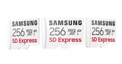 Samsung bringt erste 256 GB SD Express microSD-Karte