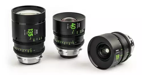 NiSi Athena 18mm T2.2, 40mm T1.9, 135mm T2.2