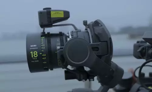 NiSi Athena 18mm T2.2 an DJI Ronin 4D