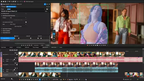 Update fr VEGAS Pro 21 - textbasiertes Editing, KI-Maskentracking und mehr