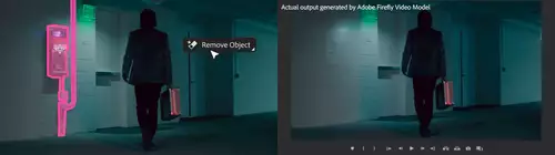 Adobe Firefly für Premiere Pro - Generative Extend, Object removal/addition