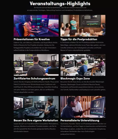 Blackmagic DaVinci Resolve Livetour kommt im Juni nach Berlin