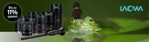 Bis zu 500€ sparen bei Kameras und Objektiven von Canon, Laowa und Sigma