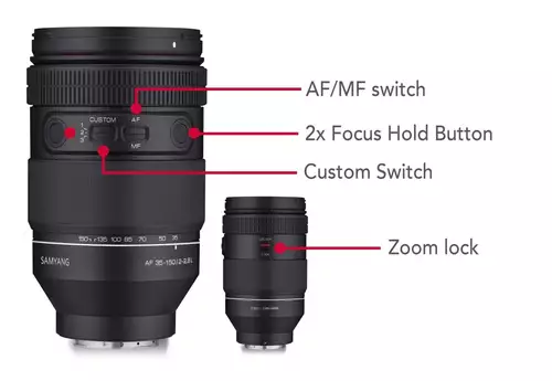 The Samyang AF 35-150mm F2.0-F2.8 L - for L-Mount