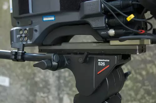 Manfrotto Stativkopf 526 - Problemlos mit großer Kameraplatte
