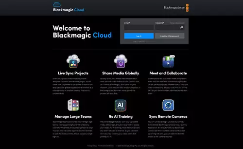 Kein KI-Training in der Blackmagic Cloud