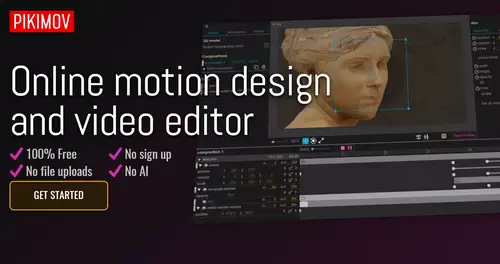 After Effects Clone ohne Installer - Online Motiondesign- und Video-Editor Pikimov