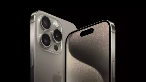 Das Apple iPhone 15 Pro weist erstaunlich kurze Rolling Shutter Zeiten auf.
