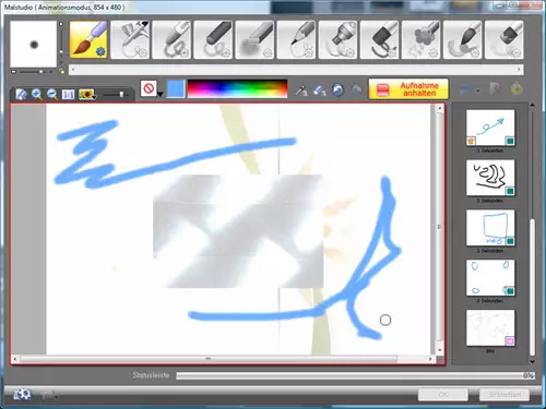 Mal schnell mit animiertem Pinsel über ein Video malen – Das kann nur Corels Video Studio.