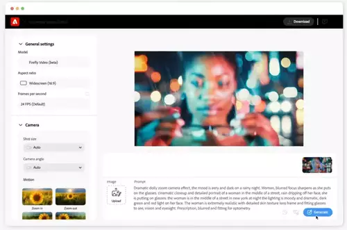 Adobe prsentiert erstmals KI-generierte Clips per Firefly Video