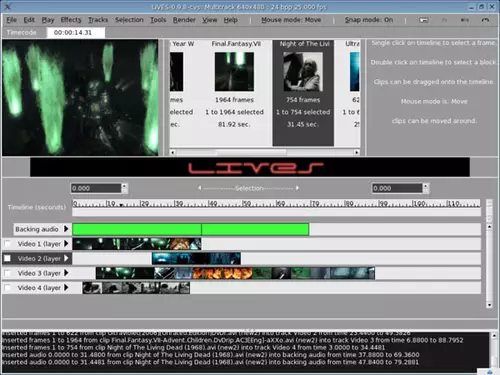 Editing und VJ-Tool in einem - LiVES
