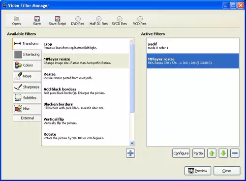Flash H.264 Video als Progressive Download fürs Netz komprimieren : VFilter
