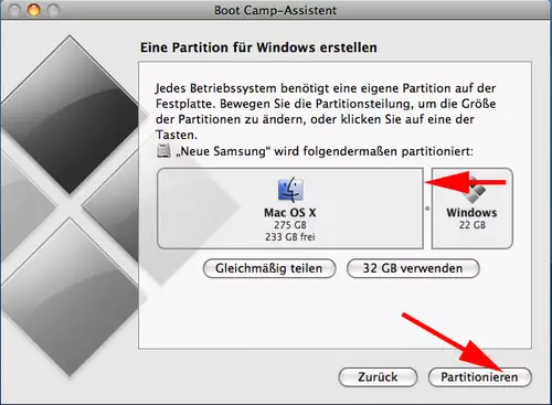 MacBook Festplattentausch und System-Umzug inklusive Bootcamp : zehn