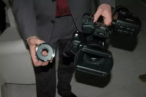 Bei der EX3 dabei - ein 1/2" Adapter 