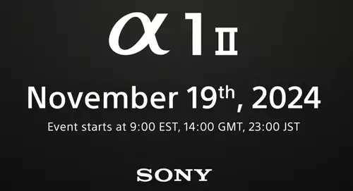 Sony Alpha 1 II kommt am 19. November