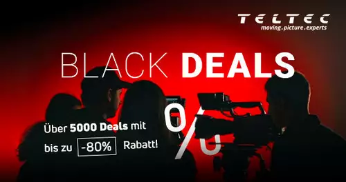 Black Friday Gutschein-Codes - Teltec & slashCam setzen noch einen drauf!