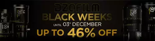 Black Friday Angebote von DZOFILM, Canon, Topaz Labs, Amazon, SanDisk Professional, Affinity...