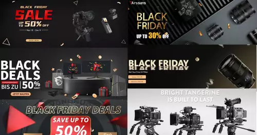 Black Friday Angebote von Sirui, filmconvert, MSI, Zoom, Enlaps, FeiyuTech und Meike
