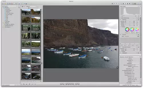 flexibles Arbeiten in Aperture