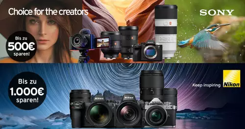 Weihnachtsangebote fr Kameras, Objektive und mehr von Sony, Canon, Nikon, Panasonic, MSI, ...
