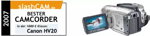 Die slashCAM-Produkte des Jahres 2007 – Camcorder : cam1000