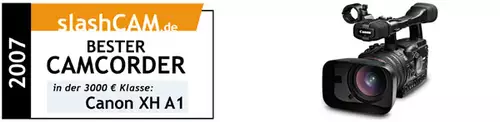 Die slashCAM-Produkte des Jahres 2007 – Camcorder : cam3000