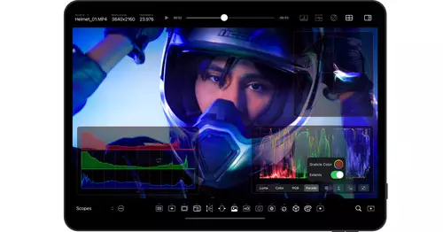 The CineMon app is designed for iPad and Mac
