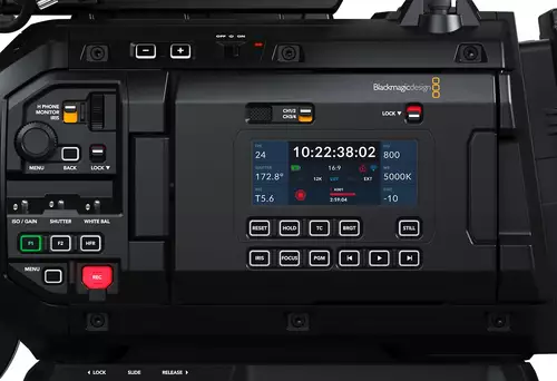 Statusmonitor auf der Operator Seite auf dem Klappmonitor