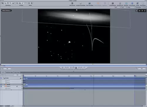Partikel-Animation aus Motion heraus
